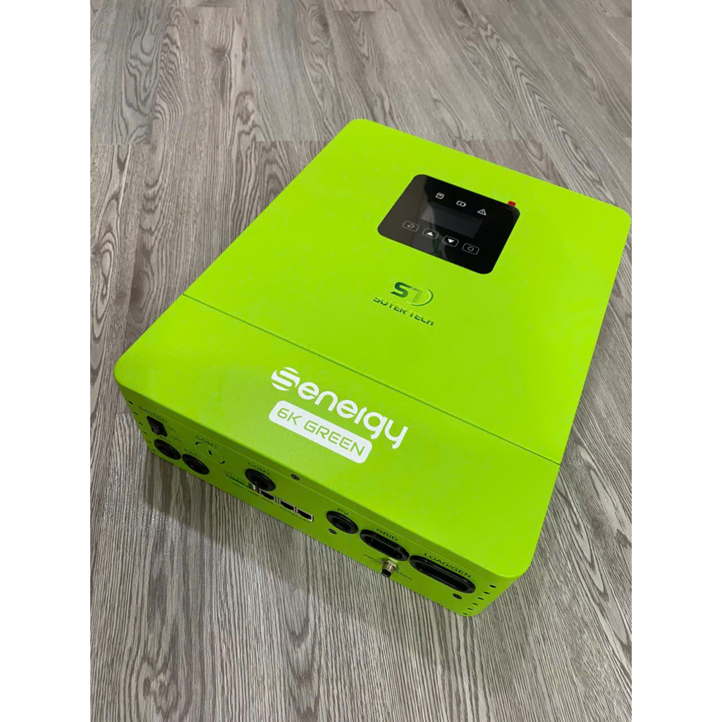 Inverter Hybrid Senergy 6kW SE 6K GREEN – Giải pháp điện mặt trời, hiệu suất vượt trội.6kw 48v