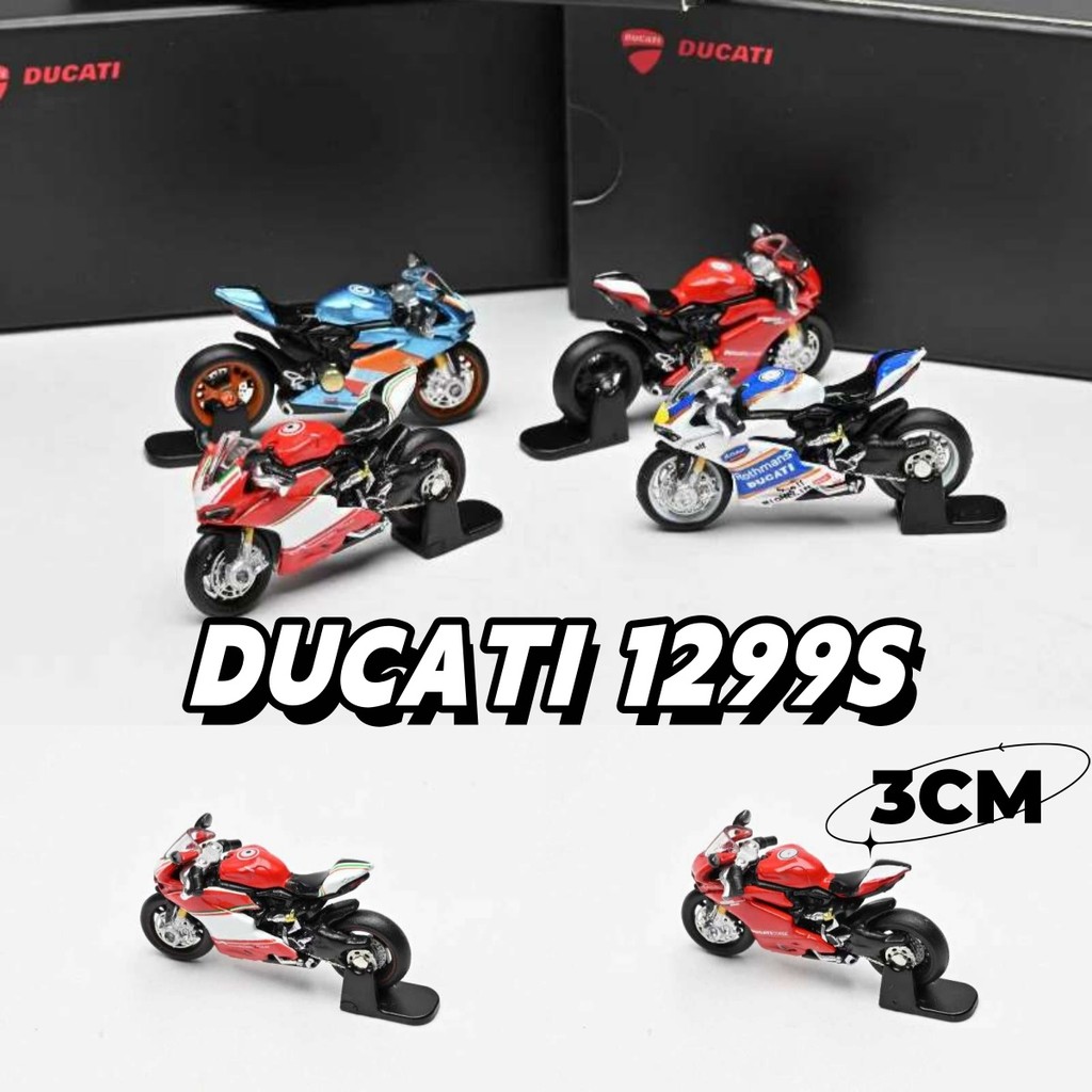 MINI BIKE-MB 1/64 Ducati 1299s Hợp Kim Quy Mô Nhỏ Xe Máy Mô Hình Mô Phỏng Xe Máy Mini Bỏ Túi Xe Mô H