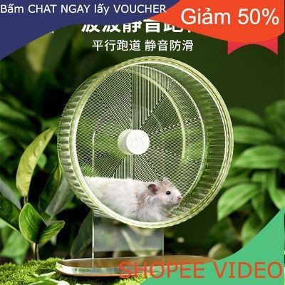 (30cm) Bánh Xe Chạy Kano Hamster Khổng lồ Im Lặng, WHEEL VÒNG QUAY CHO NHÍM, SÓC, BỌ, CHUỘT, HAMSTER