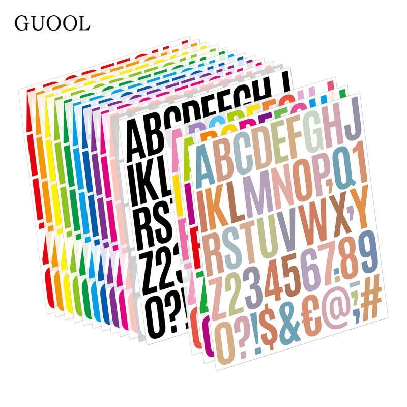 Bảng Chữ Cái Dán Nhãn DIY Thủ Công Bảng Chữ Cái Đề Can Số Đề Can Tự Dính Cho Cốc Ký Thêu Sò Nhãn Cha
