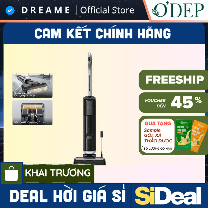 Máy lau sàn hút bụi cầm tay không dây thông minh Dreame H14/ H14 Ultra- Bản quốc tế - Bảo hành 24 th