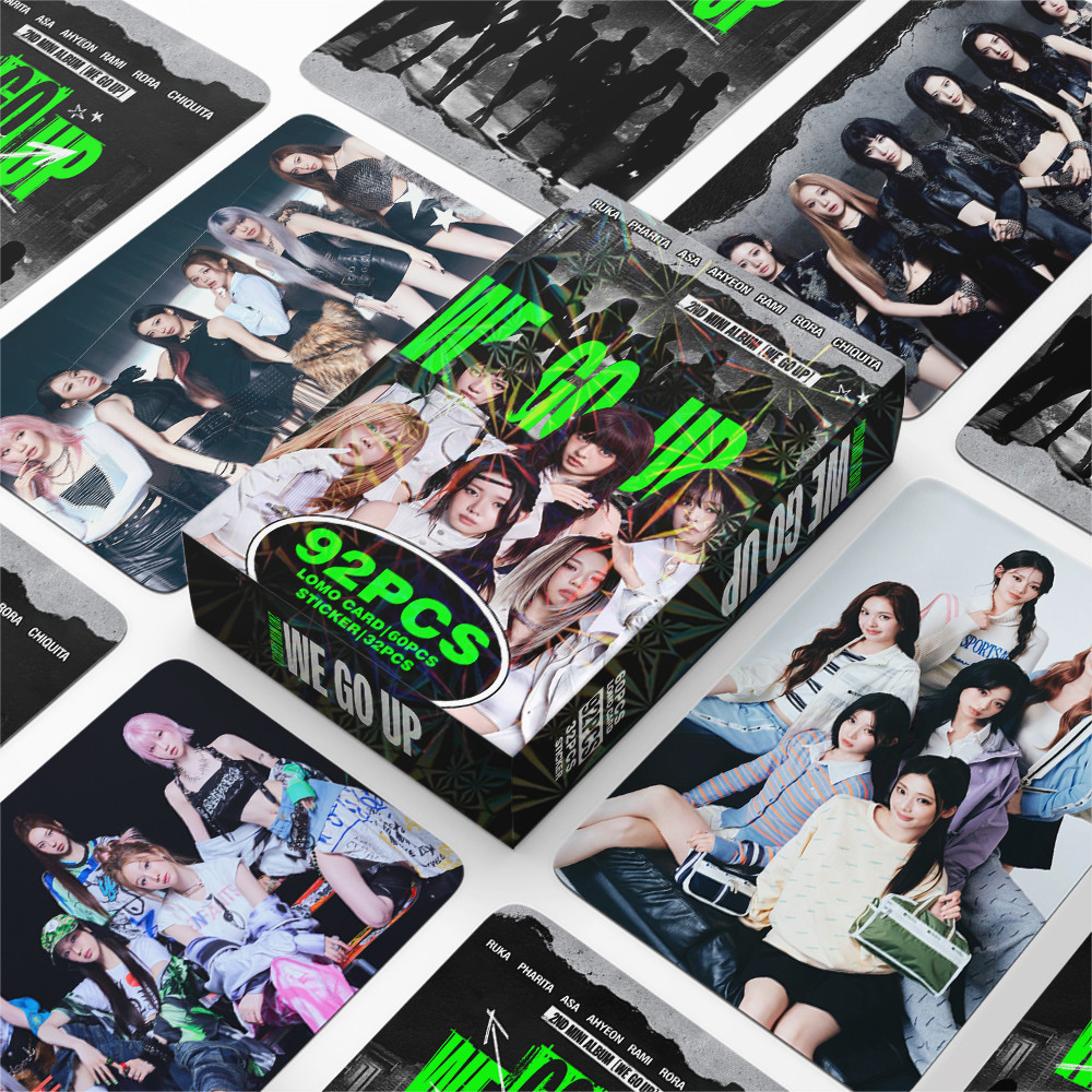 92 Cái / hộp BABYMONSTER WE GO UP HOT SAUCE Lomo Cards CHIQUITA Dán BABYMONS7ER Album SHEESH CLICK C