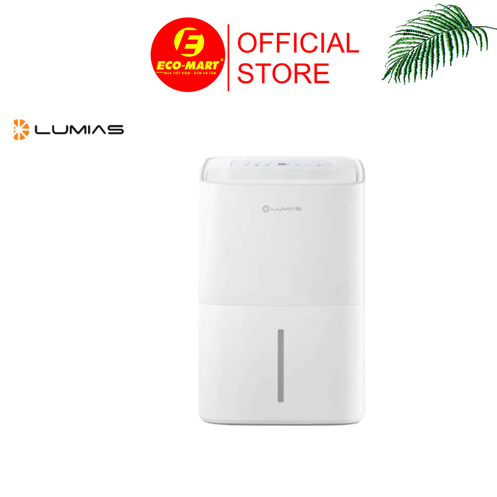 D6S-60L Máy hút ẩm kèm lọc không khí Lumias D6S-60L phòng 160m2 công suất 630W bộ lọc HEPA H13