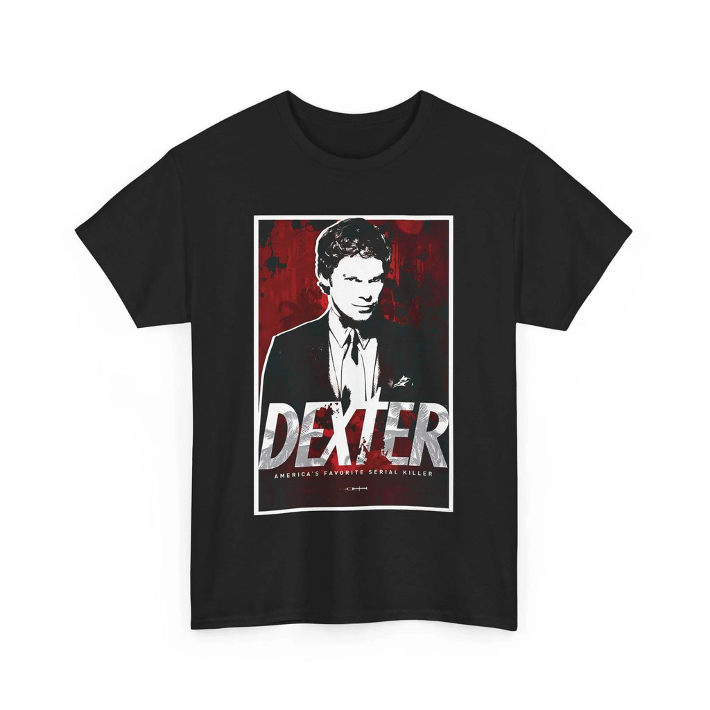 Hip Hop Áo Thun Dexter Morgan Harry's Code - Retro & Gothic, Giặt Sẵn, Oversize, Unisex Cho Mùa Hè