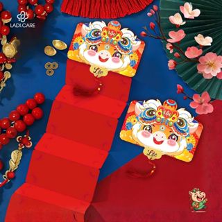  Bao lì xì ngựa chibi xếp ngăn độc đáo Tết Bính Ngọ 2026 chất giấy C150 dày dặn in đẹp 