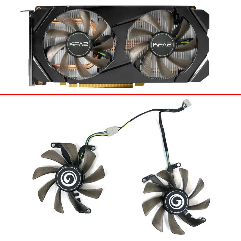 Quạt Làm Mát Cho KFA2 GALAX GeForce RTX 2060 2070 SUPER GTX1660 1660Ti GTX1660 SUPER Card Đồ Họa Quạ