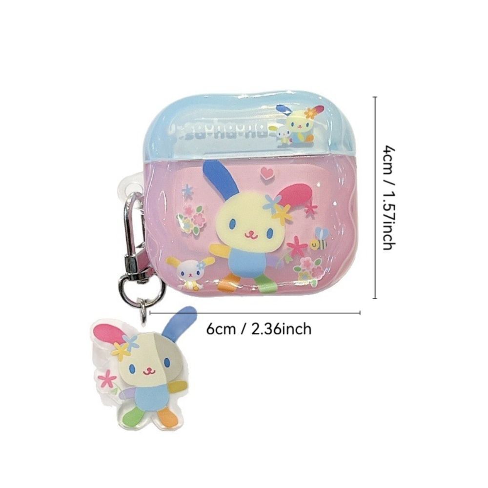 Hộp đựng tai nghe GHS Usahana TPU có mặt dây chuyền Vỏ bảo vệ Tai nghe Bluetooth chống trầy xước dễ 