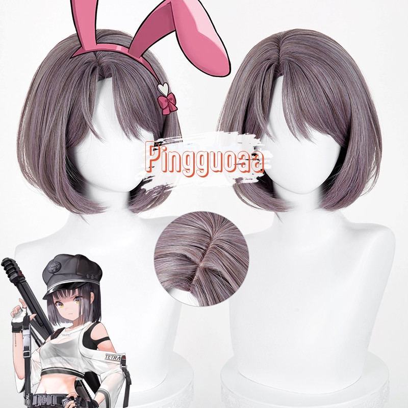 Nikke: Tóc giả ngắn cosplay chống nhiệt 30cm tóc tổng hợp