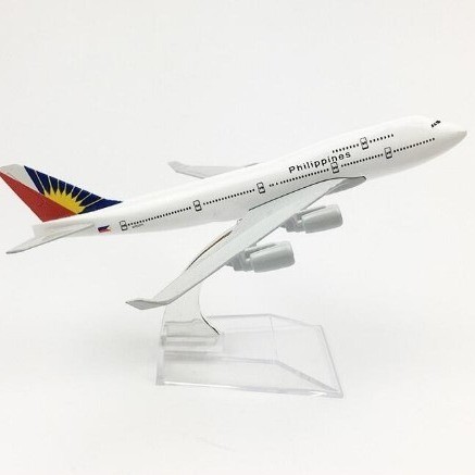 [Hàng có sẵn] Bộ sưu tập Model 16CM Hợp kim Philippines 747 Airlines Quà tặng sưu tập Đồ trang trí