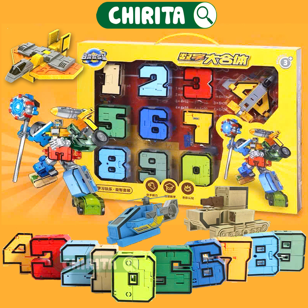 BỘ 10 SỐ LOẠI LỚN (loại đẹp)-Ken's Kids Toys Shop