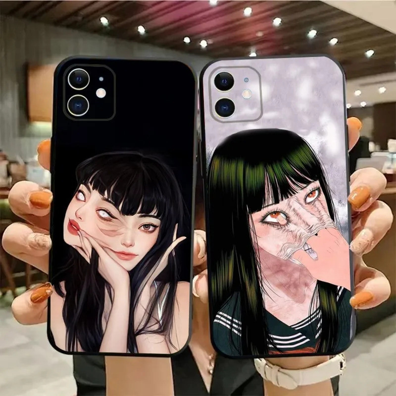 TK-1 Tomie Junji Ito Ốp Lưng Điện Thoại iPhone 13 12 Pro Plus Mini X XS XR 8 7 6 S Plus SE Ốp Lưng M