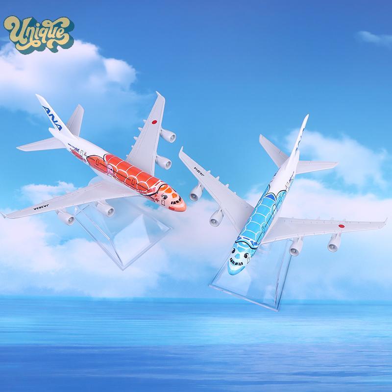 (Độc đáo) Tranh rùa biển ANA Airbus A380 Mô hình máy bay Mô hình máy bay Diecast Máy bay kim loại Mo