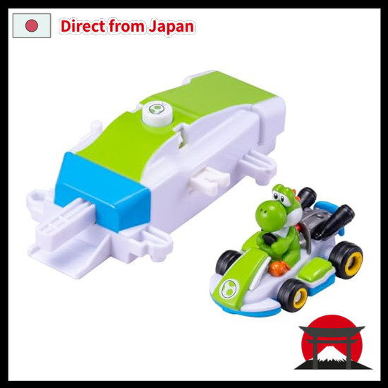 【Gửi trực tiếp từ Nhật Bản】 TOMY Drift Tomica Mario Kart Drift Starter Set Yoshi & Standard Kart Min