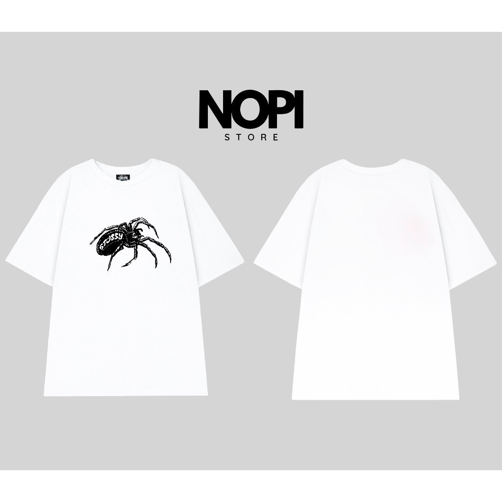 ÁO THUN STUSSY WIDOW FORM RỘNG NAM NỮ UNISEX VẢI COTTON CAO CẤP 280GSM DÀY DẶN - NOPI STORE