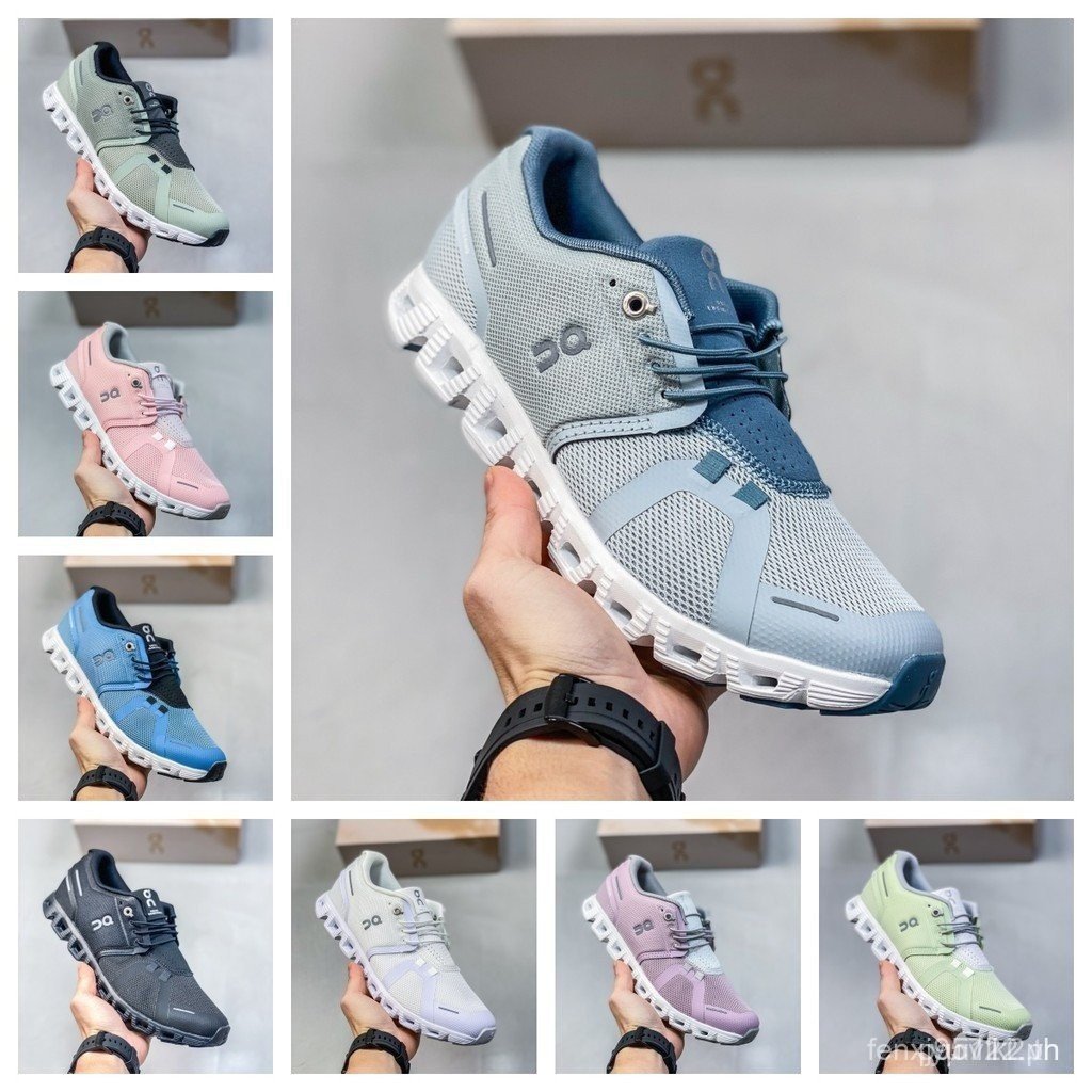 Giày chạy bộ Unisex Cloud 5 Unisex Pink Pair J1QI