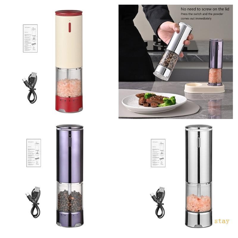 Stay Electric Pepper Mill Grinder ABS Body Mài nhanh Thiết kế giảm tiếng ồn
