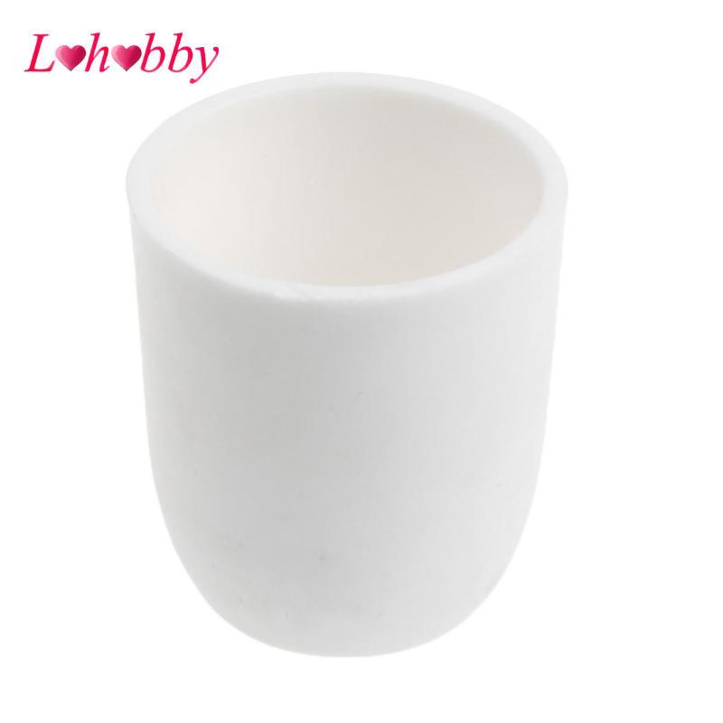 Hình trụ Nhôm oxit Crucible Cốc gốm Corundum Crucible Alumina Crucible Crucible Chịu nhiệt độ tốt