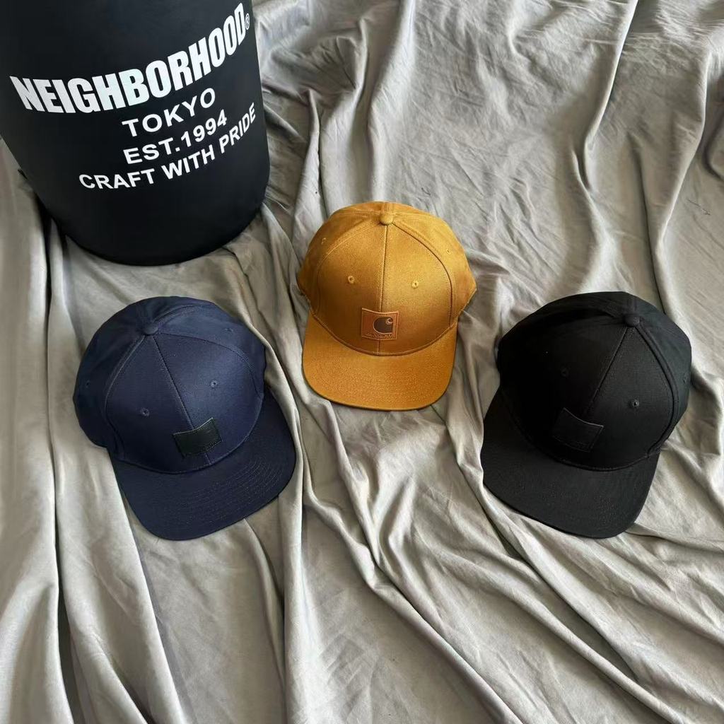 Car Vintage Leather Label Flat Brim Baseball Cap Sunshade Baseball Cap Unisex