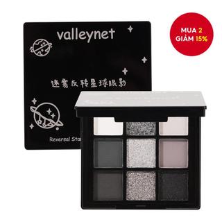  Beauty GLAZED Bảng Phấn Mắt Di Động 9 Màu Chống Thấm Nước Sắc Tố Khói Gothic Đậm Đen Sáng Bóng Trang Điểm 