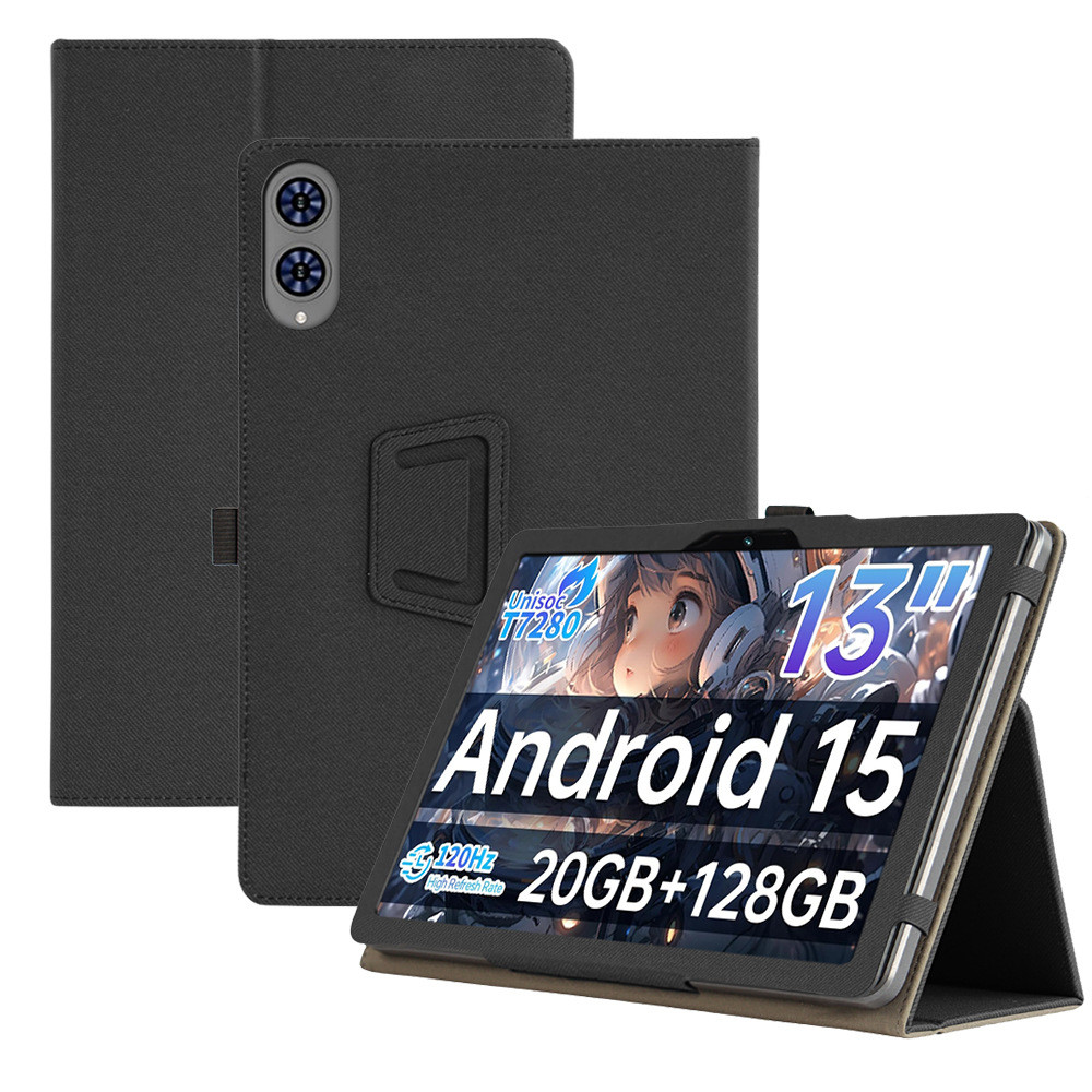 Ốp Lật Cho Teclast T65 2025 Vỏ Máy Tính Bảng Gấp Folio Đứng Da Pu Cho Teclast T65 13.4 "Tab Vỏ Bảo V