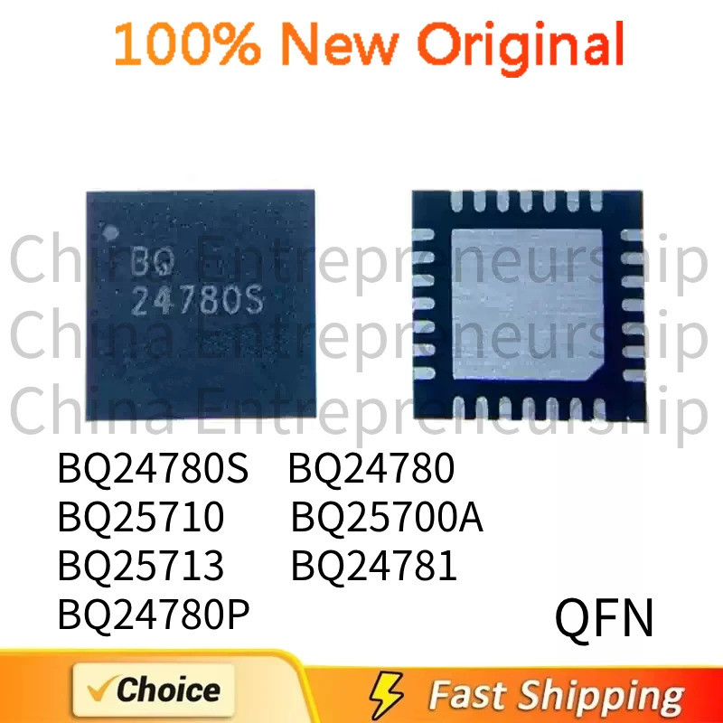 1 CÁI QFN BQ24780S BQ24780 BQ25710 BQ25700A BQ25713 BQ24781 BQ24780P Bộ sạc pin IC chip 100% Chất lư