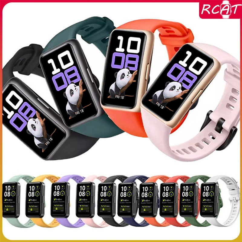 Dây Đeo Thể Thao Silicone Cho Đồng Hồ Thông Minh Huawei Band 10 9 8 7 6 6 Pro/Huawei Band 10 9 8 NFC