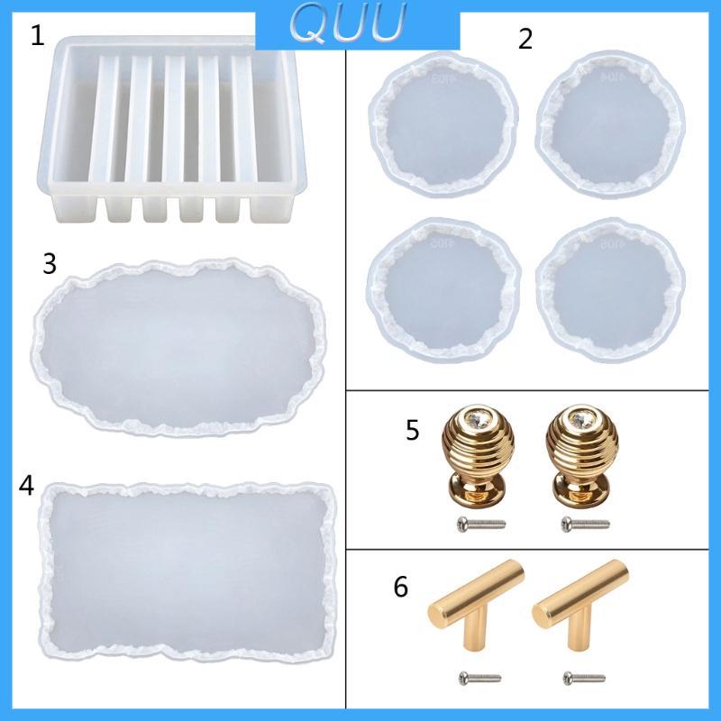 Khay khuôn geode nhựa để làm coaster và thảm bàn uống cà phê