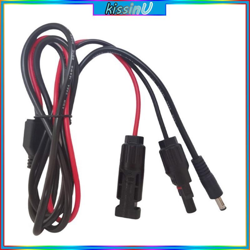 Kiss Solar Panel Connectors to 5 5 5mmx2 1mm Adapter Cáp Nối Dài 16AWG Adapter