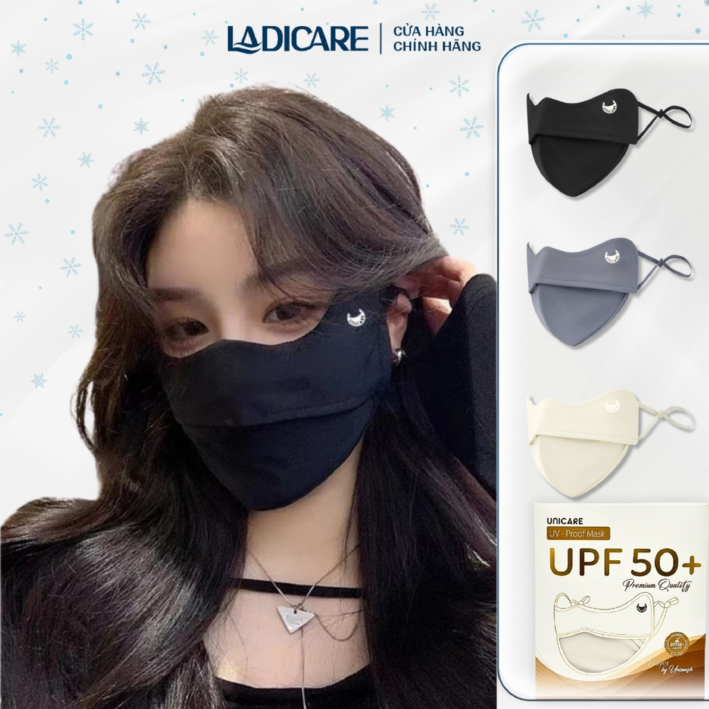 [Combo 3 Chiếc] Khẩu trang Proof Mask UNICARE chống tia UV, chất vải lụa mềm mại và thoáng khí
