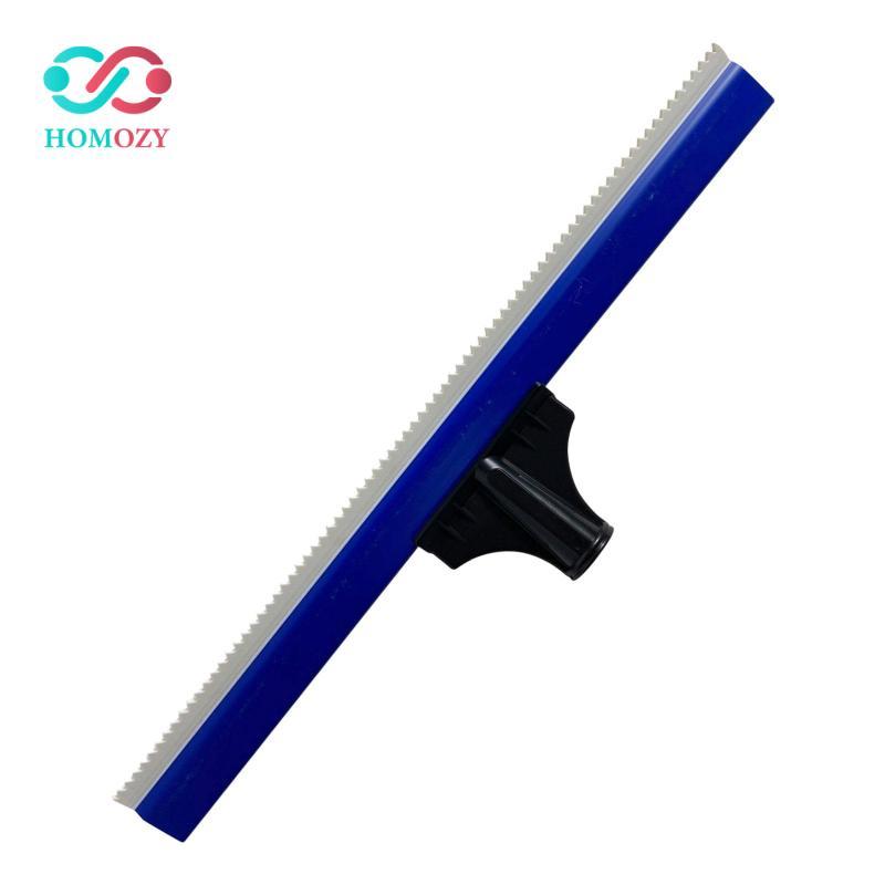 Homozy Epoxy Floor Squeegee Notched Squeegee Sơn cao su Ứng dụng Công cụ phủ Gear Rake với tay cầm P