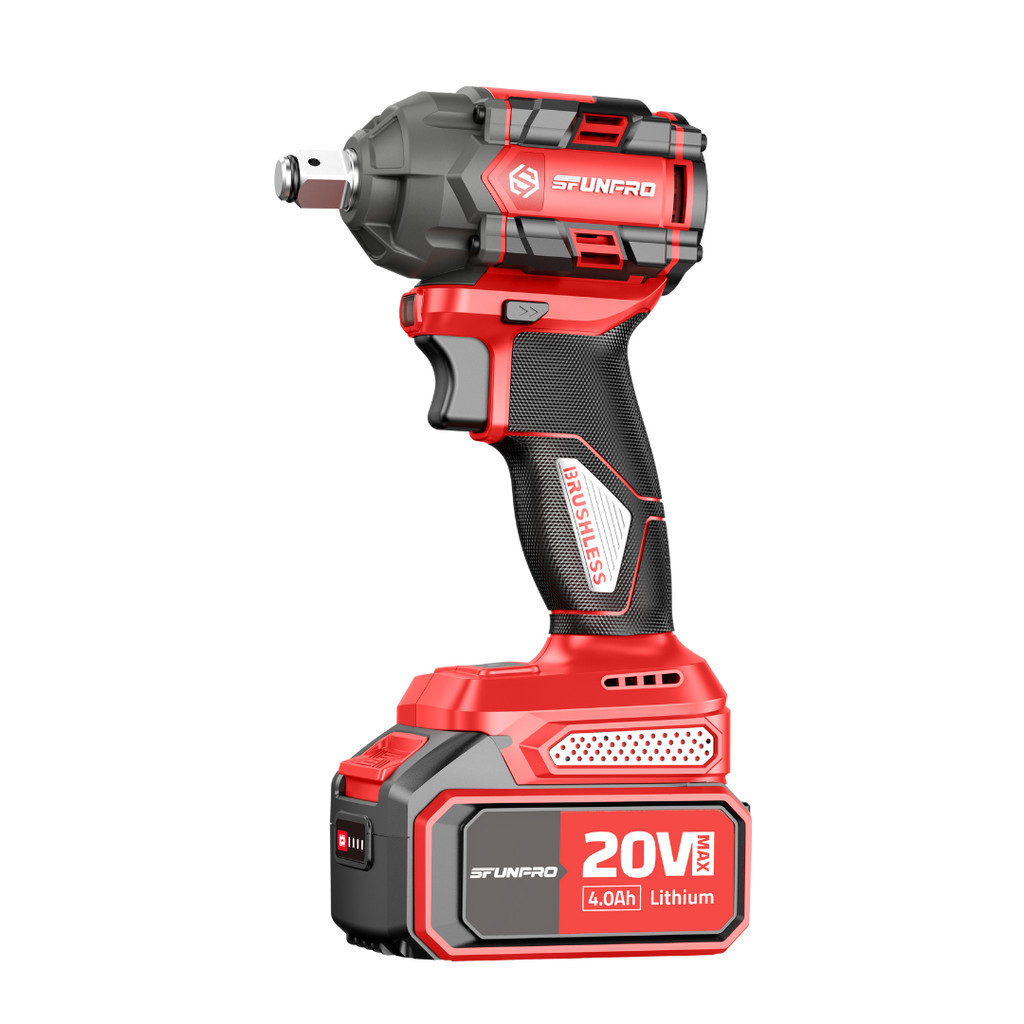 Máy Siết Bu Lông Dùng Pin 20V/2.0Ah 350N.m SFRUNPRO M350A Không chổi than | DCSG