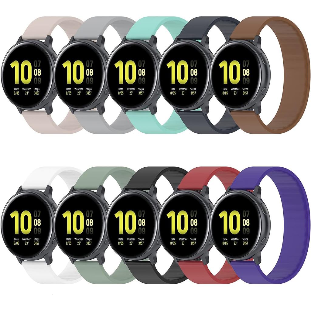 Tương thích với MorePro AIR2 / cho iTouch Air 3 40MM dây đeo đồng hồ 10Pack Silicone Solo Loop Dây t