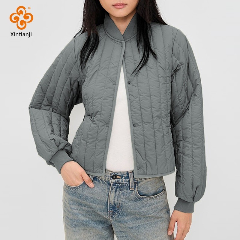 Áo khoác Cotton sọc dọc ấm áp 4 màu Áo khoác nỉ nhẹ nhàng dành cho nữ