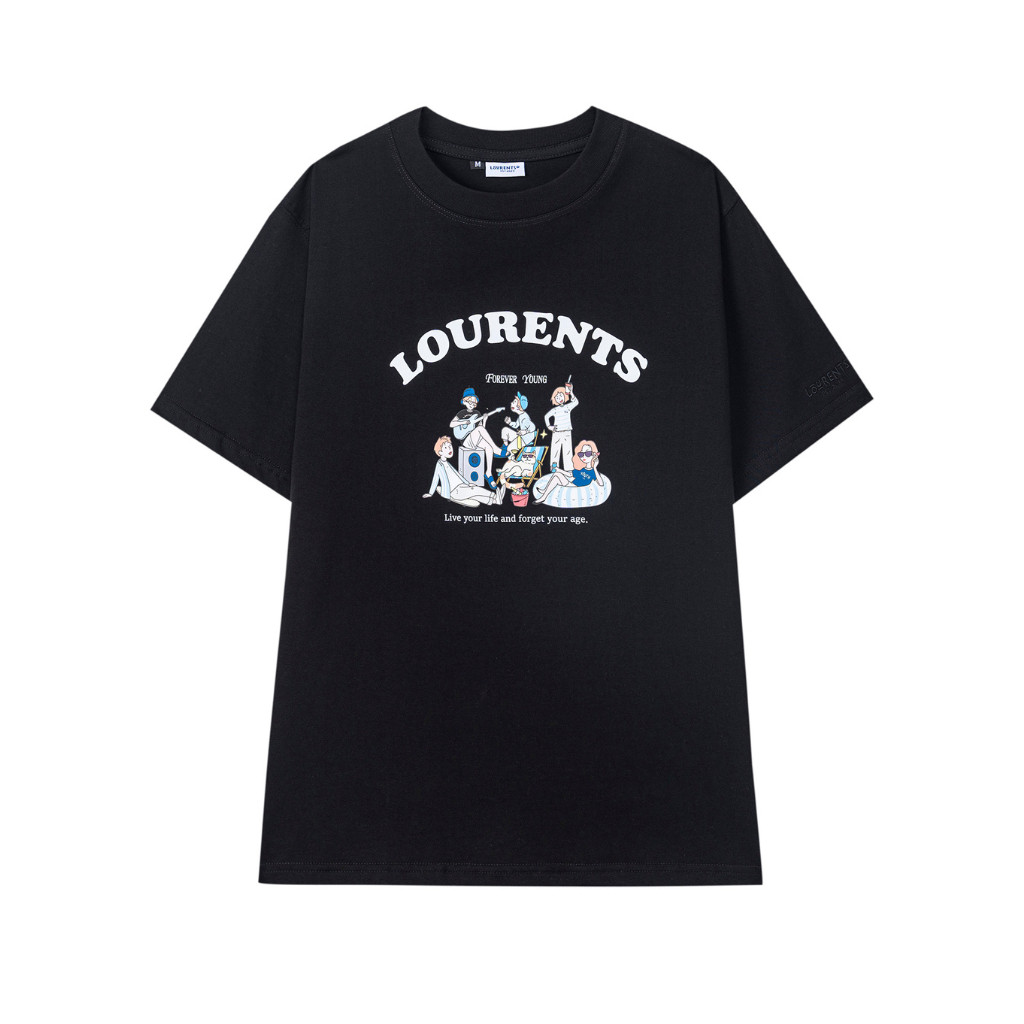 Áo Thun Unisex Local Brand Lourents Young Tee Ovesize Cotton Nam Nữ - TEE22