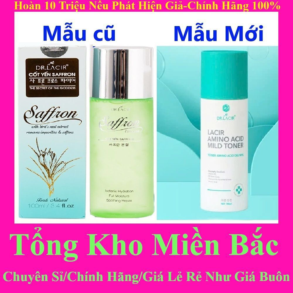 TONER DỊU NHẸ (MẪU 2025) Cốt yến saffron Lamer Care Dr Lacir (toner cốt yến mẫu mới)