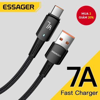  ESSAGER REALME Dây Cáp Sạc Nhanh usb Loại c 80w 7a Cho oppo Vivo 