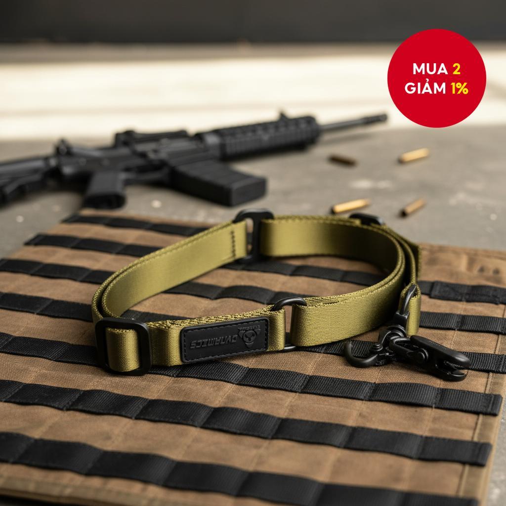 Magpul MS2 Tactical Sling 1-Điểm/2-Điểm Màu Đen, Xanh Lá, Tan Chuyên Nghiệp Siêu Bền