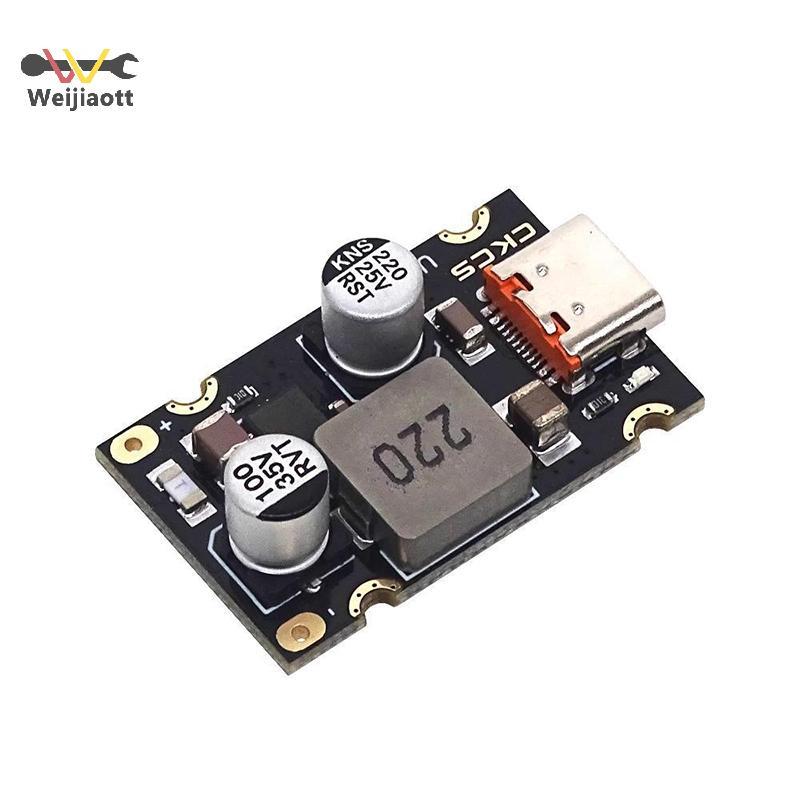 [Wjt] Mô-đun PD65W Giao diện USB Type-C hỗ trợ PD3.1 QC3.0 Bộ sạc nhanh SCP 5V 9V 12V 20V