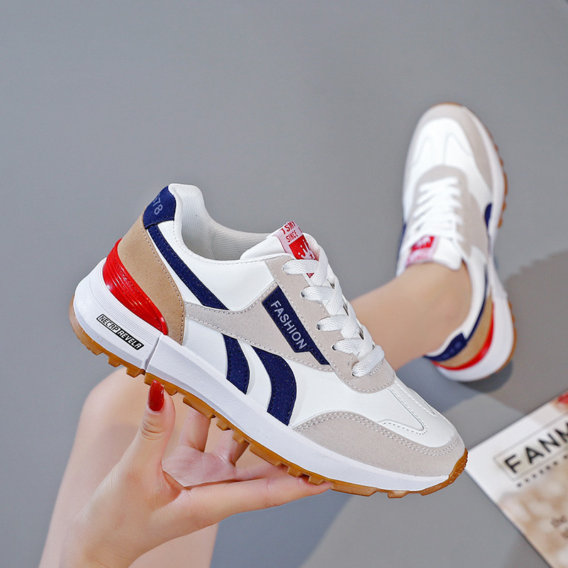 Women's Lace-Up Shoes Fashion Korean Style Leather All-Season Shoes Women's Shoes