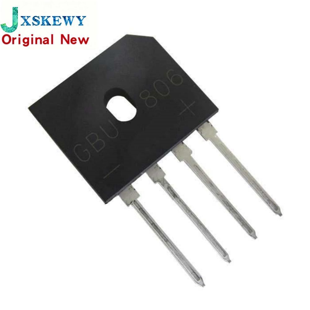 10 Cái / lốc GBU806 GBU808 GBU810 GBU1006 GBU1008 GBU1010 Cầu chỉnh lưu hoàn toàn mới