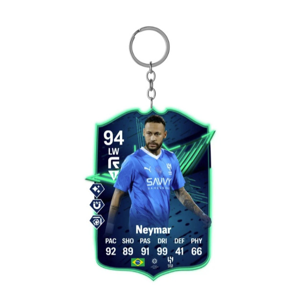 Neymar FC 25 Custom Card Keychain