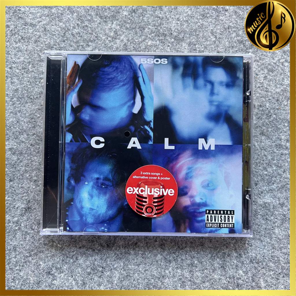 5 Seconds of Summer CALM +3 Extra Songs Alternative Cover & Poster [Sealed] Brand New OMVN2