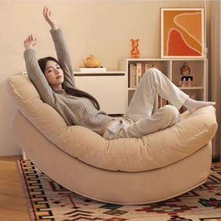  Ghế xích đu gia đình ghế sofa lười miễn lắp đặt ghế nằm thư giãn hình mặt trăng ban công phòng khách đều có thể đặt 