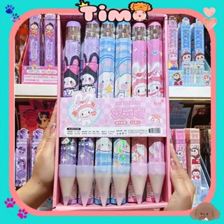  Bút Chì Độc Lạ Khổng Lồ Hoạt Hình Nhiều Màu Đồ Dùng Học Tập Cute Timo VPB26 