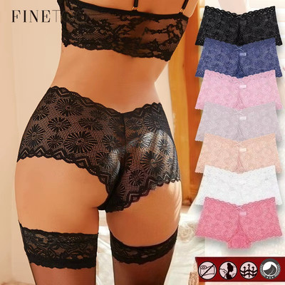 FINETOO Quần Lót Ren Lưới Hoa Trong Suất Cho Nữ - Thoải Mái Và Chắc Chắn