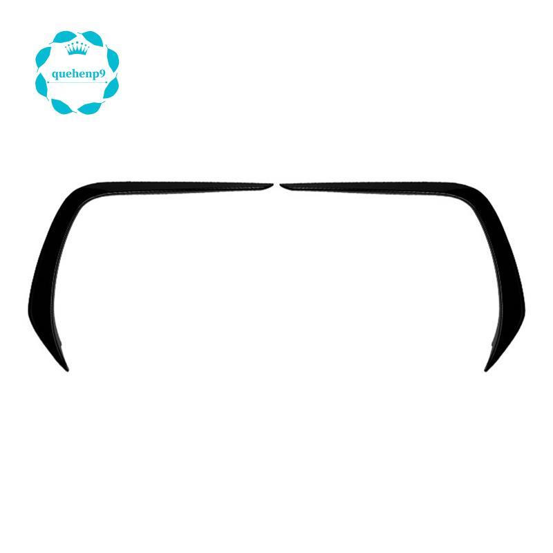 Xe Phía Trước Ốp Lưng Xẻ Tà Bộ Chia Bao Sương Mù Ánh Sáng Viền Canard Cho BRZ 2021-2024 Đen Bóng