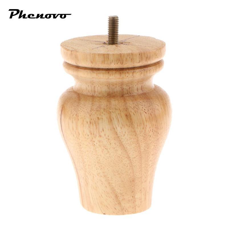 Sofa tròn bằng gỗ Ottoman Kệ sách Settee Đồ nội thất Chân đế Chân đế Chân đế