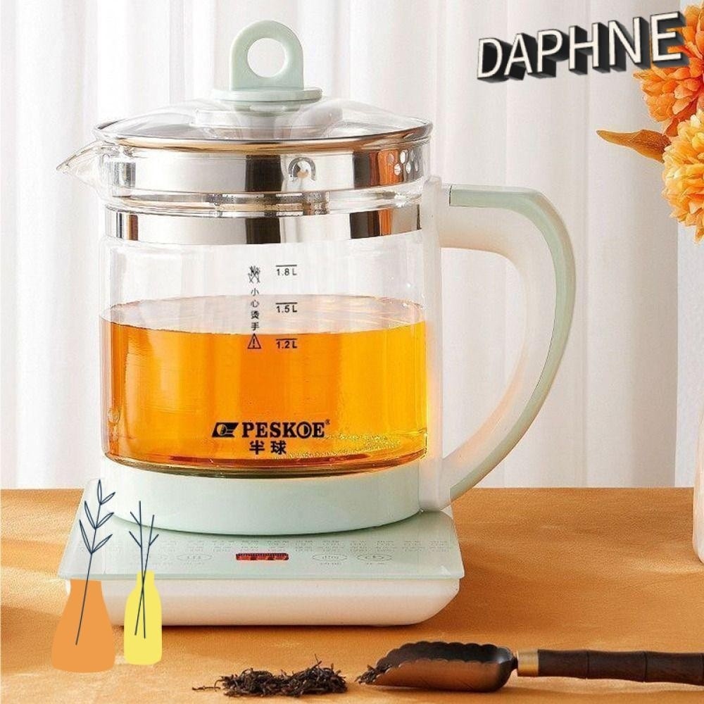 DAPHS Electric Health Pot 1.8L Multi Function Electric Kettle Soup Pot Mobile Hot Tea Pot Kitchen