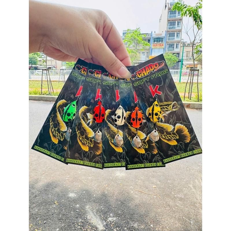 Mồi Câu Lure Chado H1 Chấm Bi Chuyên Câu Cá Lóc, Sộp, Chẽm, Siêu Nhạy