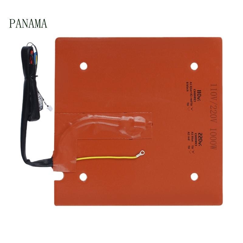 Temperatures Resistant Silicone Heaters Pad Double Voltages Fast Heating For 3D Printers